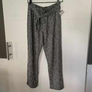 comfy striped pants, brand new with tags